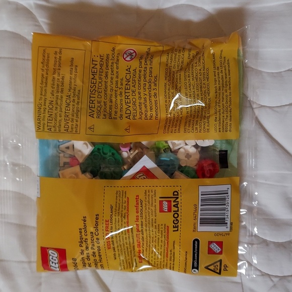 LEGO CREATOR EASTER BUNNY WITH COLORFUL EGGS BNWT 1 Left - Picture 5 of 5